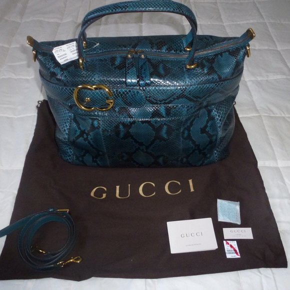 Python Gucci Bag Authentic - Picture 1 of 10